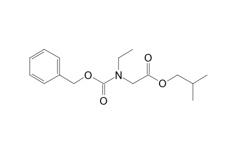 Glycine, N-benzyloxycarbonyl-N-ethyl-, isobutyl ester