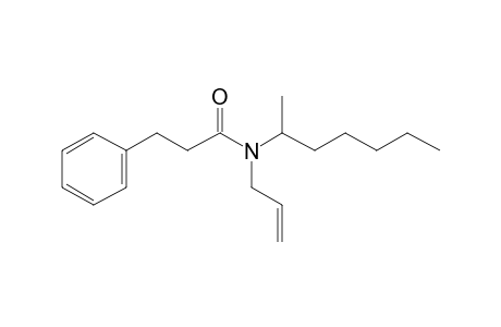 Propionamide, N-allyl-N-(hept-2-yl)-3-phenyl-