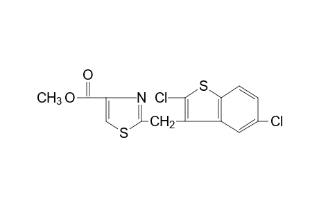 2-[(2,5-dichlorobenz[b]thien-3-yl)methyl]-4-thiazolecarboxylic acid, methyl ester