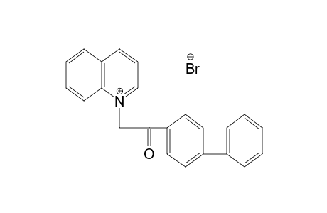 1-(p-phenylphenacyl)quinolinium bromide