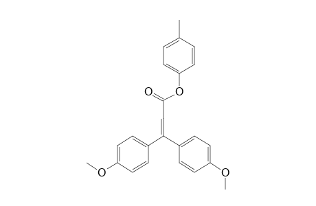 3,3-bis(p-methoxyphenyl)acrylic acid, p-tolyl ester