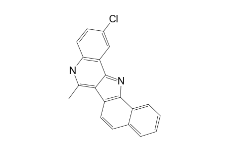 13H-Benz[6,7]indolo[3,2-c]quinoline, 2-chloro-6-methyl-