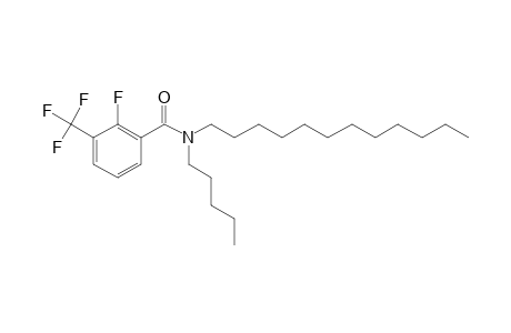 Benzamide, 2-fluoro-3-trifluoromethyl-N-pentyl-N-dodecyl-