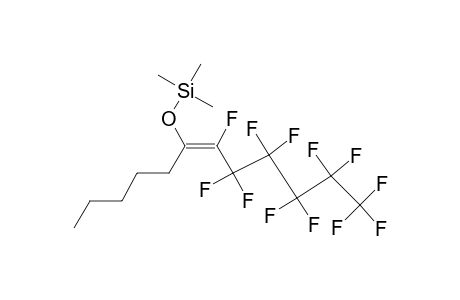 1-(Perfluorohexylidene)-1-[(trimethylsilyl)oxy]hexane