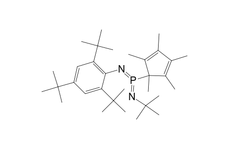 (tert-Butylimino)(pentamethylcyclopentadienyl)[(2,4,6-tri-tert-butylphenyl)imino]phosphorane