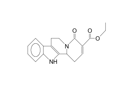 4-Oxo-1,4,6,7,12,12b-hexahydro-indolo(2,3-A)quinoziline 3-carboxylic acid, ethyl ester