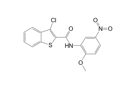 3-Chloro-N-(2-methoxy-5-nitrophenyl)-2-thianaphthenecarboxamide