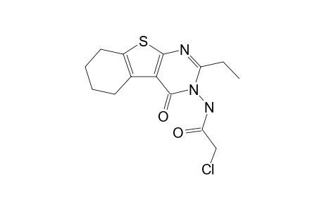 2-Chloro-N-[2-ethyl-4-oxo-5,6,7,8-tetrahydrobenzo[4,5]thieno[2,3-D]pyrimidin-3(4H)-yl]acetamide