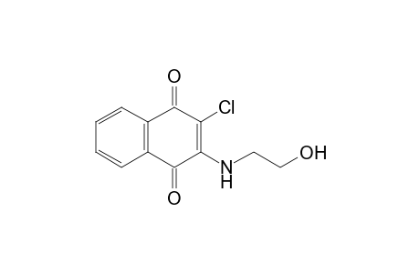 2-CHLORO-3-[(2-HYDROXYETHYL)AMINO]-1,4-NAPHTHOQUINONE