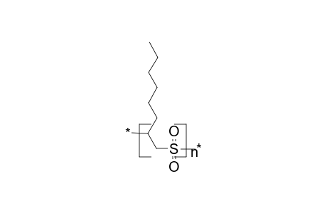 Poly(1-hexylethylene-alt-sulfone)