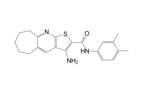 5H-cyclohepta[b]thieno[3,2-e]pyridine-2-carboxamide, 3-amino-N-(3,4-dimethylphenyl)-6,7,8,9-tetrahydro-