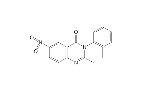 2-methyl-6-nitro-3-(o-tolyl)-4(3H)-quinazolinone