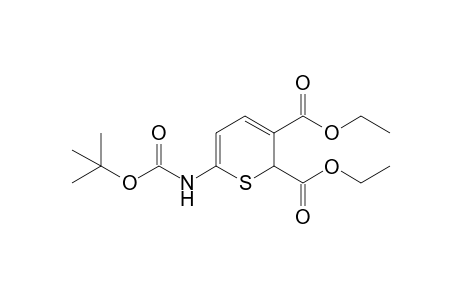 6-(tert-butoxycarbonylamino)-2H-thiopyran-2,3-dicarboxylic acid diethyl ester