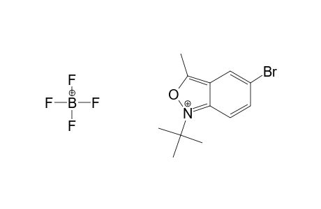 5-Bromo-3-methyl-N-tert-butyl-2,1-benzisoxazolium tetrafluoroborate