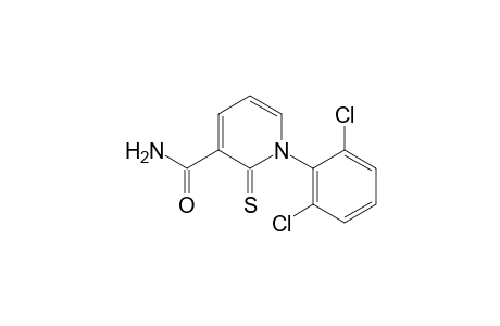 1-(2,6-dichlorophenyl)-2-sulfanylidene-3-pyridinecarboxamide