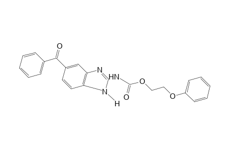 5-Benzoyl-2-benzimidazolecarbamic acid, 2-phenoxyethyl ester