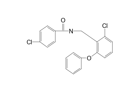 p-chloro-N-(2-chloro-6-phenoxybenzyl)benzamide