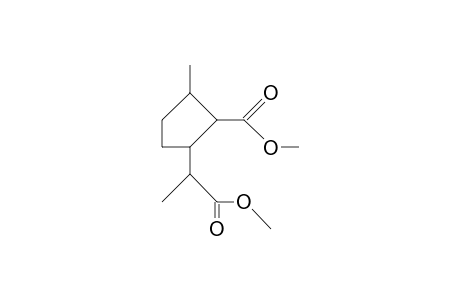 CYCLOPENTANEACETIC ACID, 2-(METHOXYCARBONYL)-.ALPHA.,3-DIMETHYL-METHYL ESTER