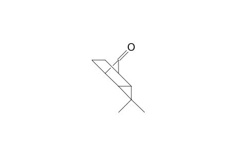 3,3-Dimethyl-endo-tricyclo(3.2.1.0/2,4/)octan-8-one