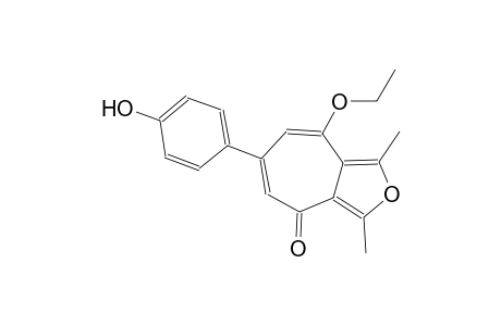 8-ethoxy-6-(4-hydroxyphenyl)-1,3-dimethyl-4H-cyclohepta[c]furan-4-one