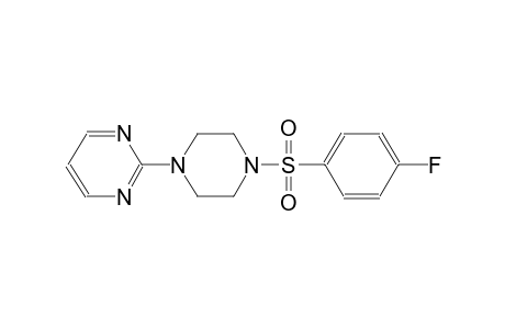 2-{4-[(4-fluorophenyl)sulfonyl]-1-piperazinyl}pyrimidine