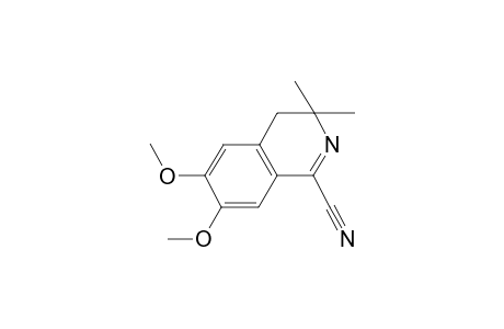 Isoquinoline-1-carbonitrile, 3,4-dihydro-6,7-dimethoxy-3,3-dimethyl-