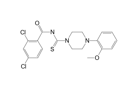 2,4-bis(chloranyl)-N-[4-(2-methoxyphenyl)piperazin-1-yl]carbothioyl-benzamide