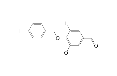 3-Iodo-4-(4-iodo-benzyloxy)-5-methoxy-benzaldehyde