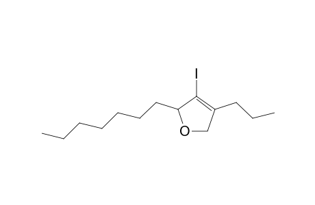 2-Heptyl-3-iodo-4-propyl-2,5-dihydrofuran