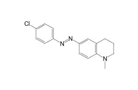 6-[(p-chlorophenyl)azo]-1-methyl-1,2,3,4-tetrahydroquinoline