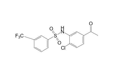 5'-Acetyl-2'-chloro-alpha,alpha,alpha-trifluoro-m-toluenesulfonanllide