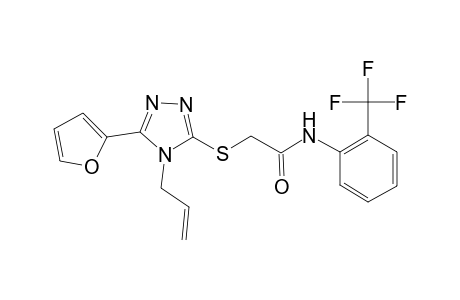 acetamide, 2-[[5-(2-furanyl)-4-(2-propenyl)-4H-1,2,4-triazol-3-yl]thio]-N-[2-(trifluoromethyl)phenyl]-