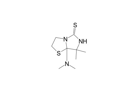 Imidazo[5,1-b]thiazole-5(6H)-thione, 7a-(dimethylamino)-2,3,7,7a-tetrahydro-7,7-dimethyl-, (.+-.)-