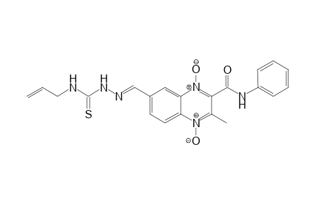 4-Allyl-1-[3-methyl-2-(N-phenylcarbamoyl)-1,4-dioxidequinoxaline-7(6)-yl]methylidene thiosemicarbazide