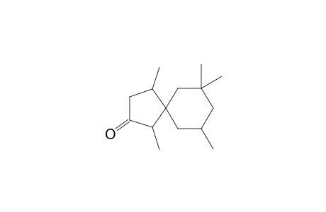 1,4,7,7,9-Pentamethylspiro[4.5]decan-2-one