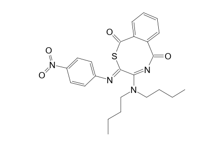 4-(Di-n-butylamino)-3-(4-nitrophenylimino)-2,5-benzothiazocine-1,6-dione