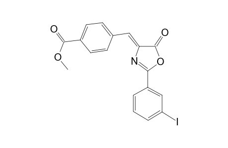 methyl 4-[(Z)-(2-(3-iodophenyl)-5-oxo-1,3-oxazol-4(5H)-ylidene)methyl]benzoate