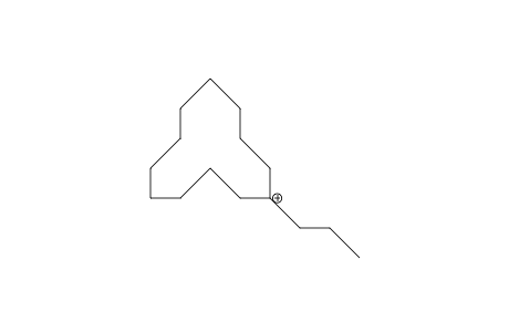 Propyl-1-cyclododecanyl cation