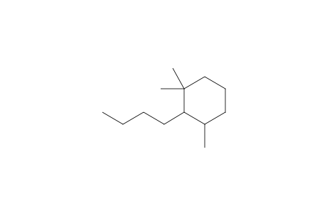 Cyclohexane, 2-butyl-1,1,3-trimethyl-