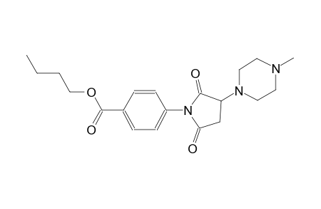 benzoic acid, 4-[3-(4-methyl-1-piperazinyl)-2,5-dioxo-1-pyrrolidinyl]-, butyl ester
