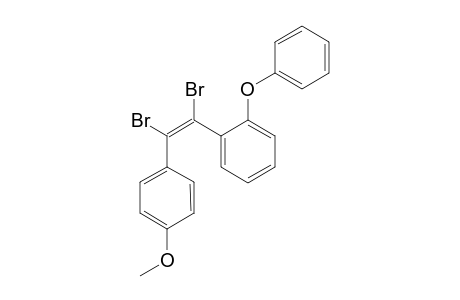 (E), and (Z)-1,2-Dibromo-1-(p-methoxyphenyl)-2-(o-phenoxyphenyl)ethene