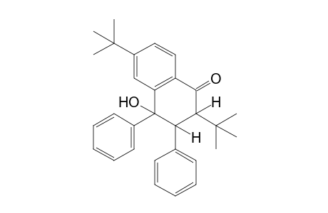 2,6-di-tert-butyl-2,3-dihydro-3,4-diphenyl-4-hydroxy-1(2H)-naphthalenone(high melting isomer)