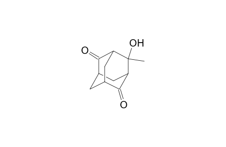 4-Hydroxy-4-methyladamantane-2,6-dione