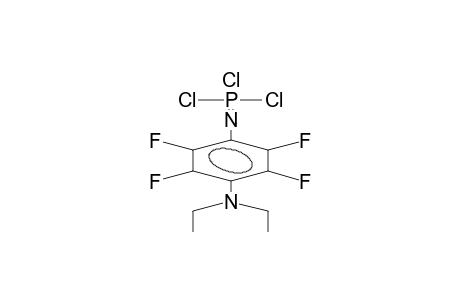 1-TRICHLOROPHOSPHAZO-4-DIETHYLAMINOTETRAFLUOROBENZENE