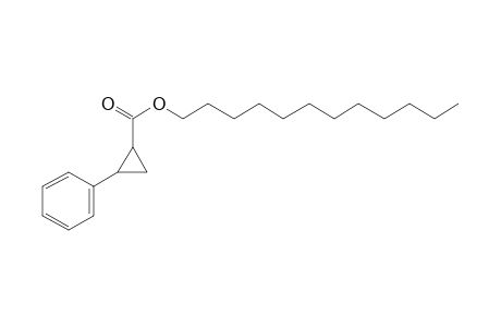 Cyclopropanecarboxylic acid, trans-2-phenyl-, dodecyl ester