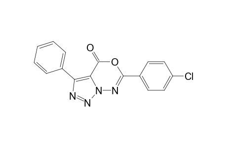 6-(4-Chlorophenyl)-3-phenyl-4-triazolo[1,5-d][1,3,4]oxadiazinone