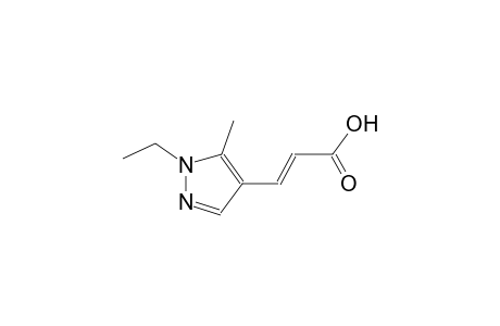 (2E)-3-(1-ethyl-5-methyl-1H-pyrazol-4-yl)-2-propenoic acid