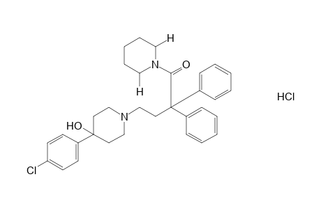 4-(p-chlorophenyl)-1-(3,3-diphenyl-4-oxo-4-piperidinobutyl)-4-piperidinol, monohydrochloride