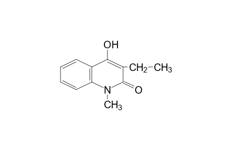 3-ethyl-4-hydroxy-1-methylcarbostyril