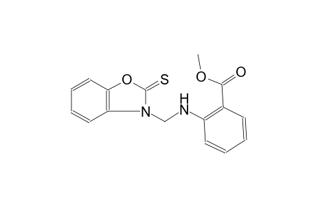 benzoic acid, 2-[[(2-thioxo-3(2H)-benzoxazolyl)methyl]amino]-, methyl ester